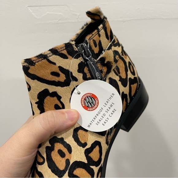 Blondo Tami Waterproof Moto Bootie Leopard Print Size 8.5 - Picture 12 of 12